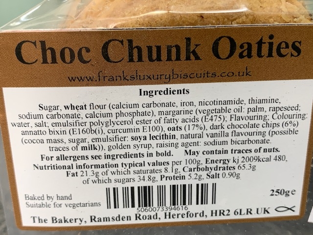 Frank's Luxury Biscuits Artisan Oaties