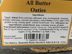 Frank's Luxury Biscuits Artisan Oaties